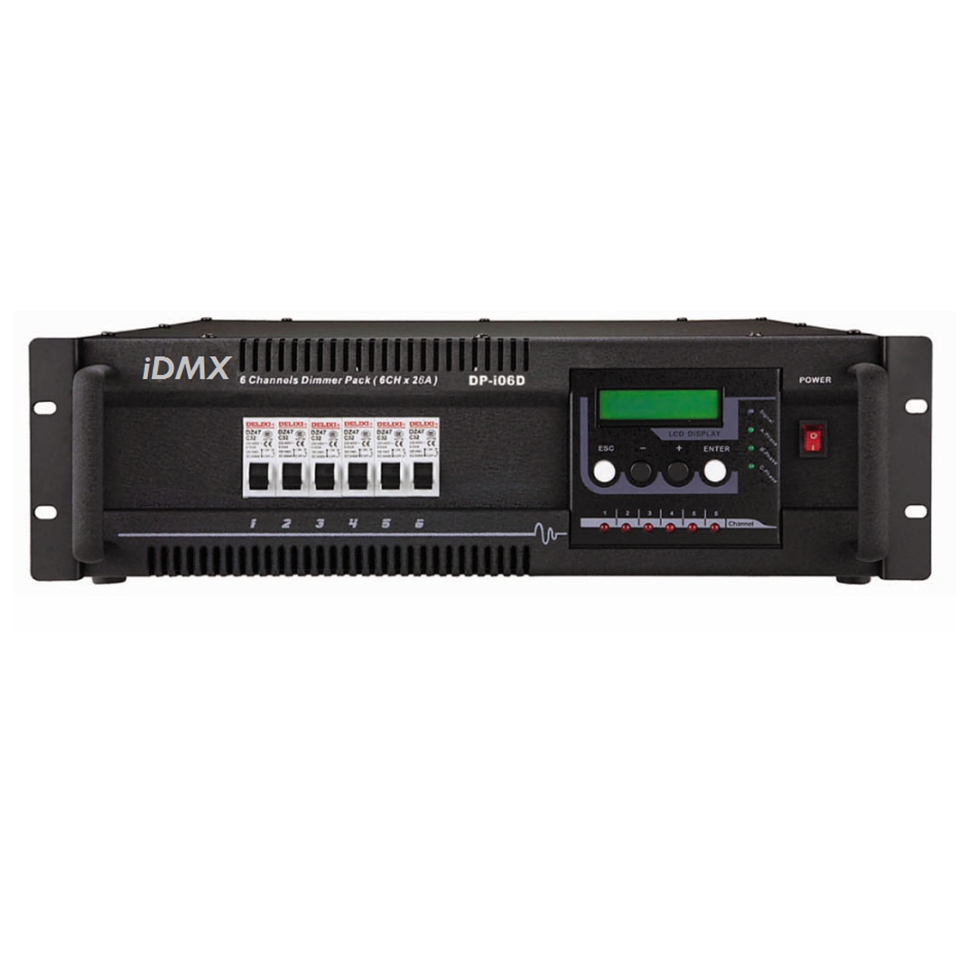 DP-i06D 6路舞臺(tái)燈光調(diào)節(jié)器